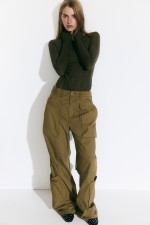 Cotton cargo trousers