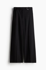 Wide-Leg Belted Pants