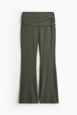 Flared Jersey Pants