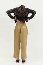 Ankle-length Linen Pants