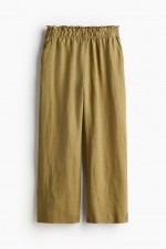 Ankle-length Linen Pants