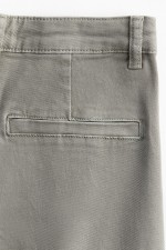 Cropped Twill Pants