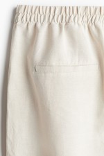 Linen-blend Pants