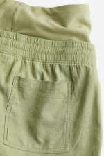 MAMA Linen-blend Pants