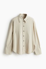 Oversized Linen-blend Shirt