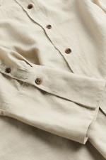 Oversized Linen-blend Shirt