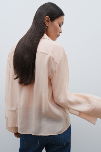 Pleat-Front Shirt