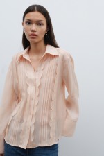 Pleat-Front Shirt